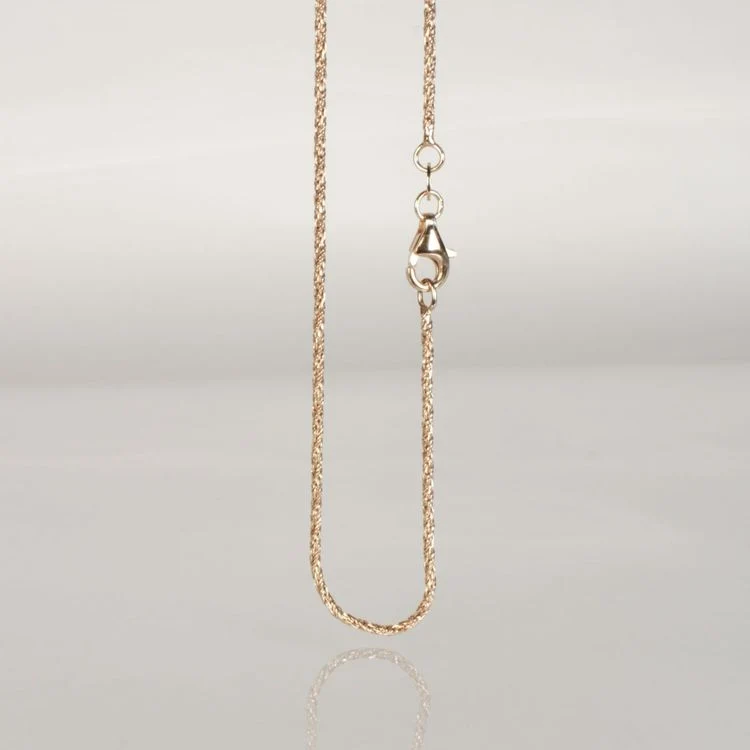 Kette KET Seil 1,3 rose 925er Silber 925 roségoldplattiert