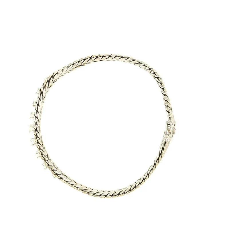 Armband Weißgold 585 - 14 ct. mit 9 Brillanten