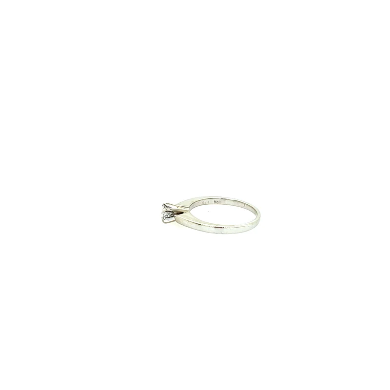 Solitär Ring Weißgold 585 - 14 ct. mit Brillant 0,22 ct.