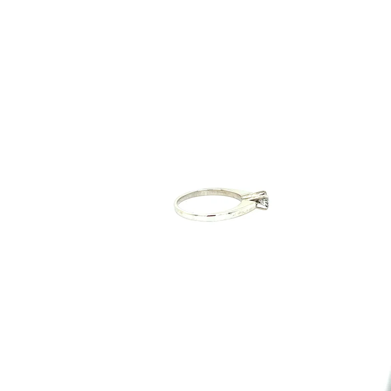 Solitär Ring Weißgold 585 - 14 ct. mit Brillant 0,22 ct.