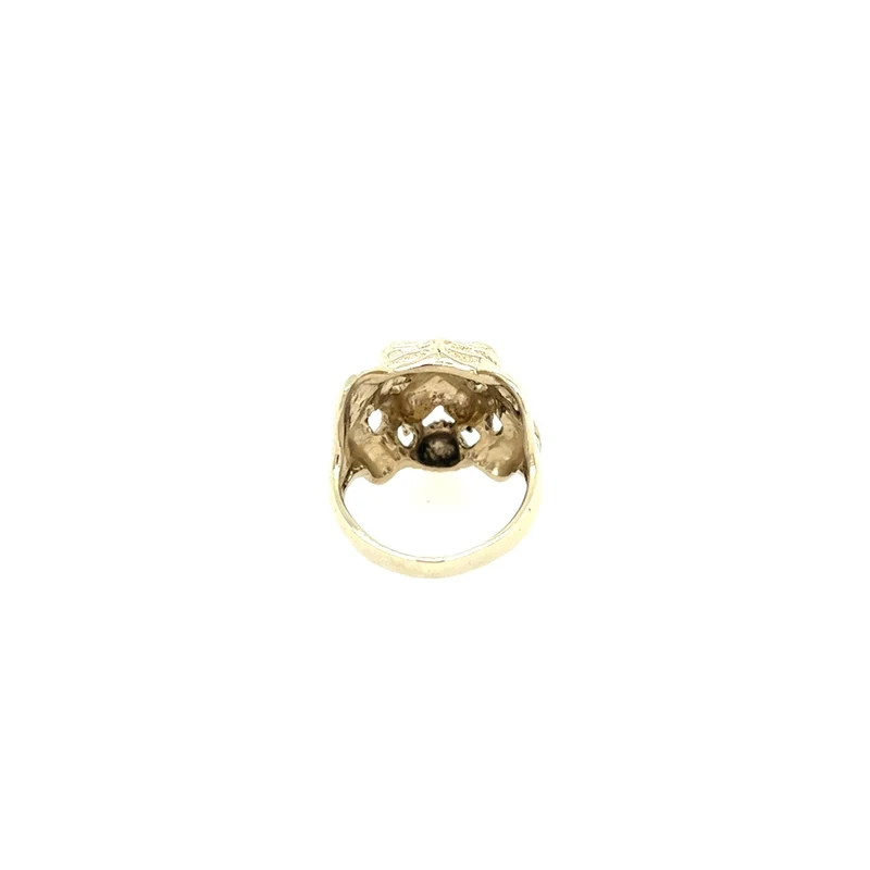 Tiger-Ring Gelbgold 585 - 14 ct. mit Brillanten