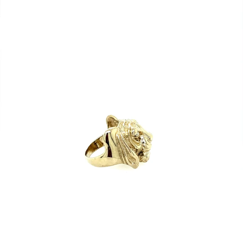 Tiger-Ring Gelbgold 585 - 14 ct. mit Brillanten