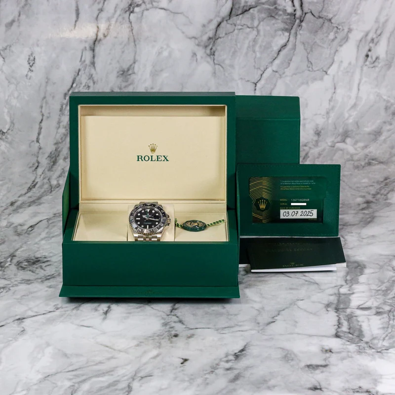 Rolex GMT-Master II 126710GRNR Bruce Wayne 07/2025