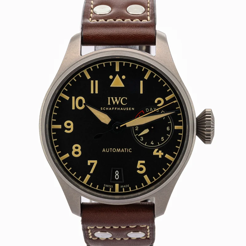 IWC Schaffhausen Große Fliegeruhr Big Pilot Heritage Titanium 7 Days 501004