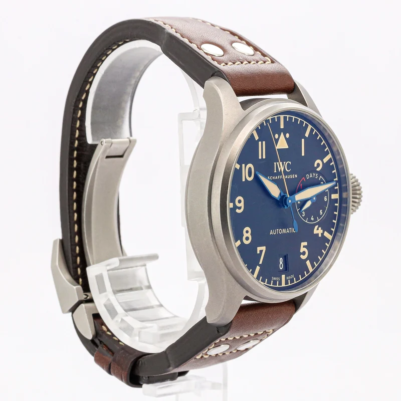 IWC Schaffhausen Große Fliegeruhr Big Pilot Heritage Titanium 7 Days 501004
