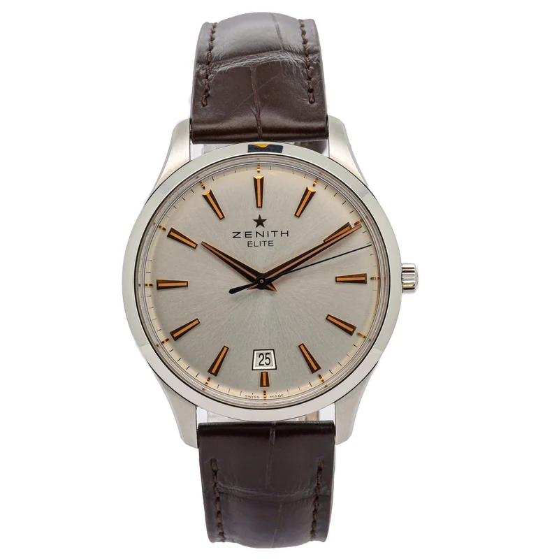 Zenith Captain Central Second Elite 40mm Edelstahl 03.2020.670