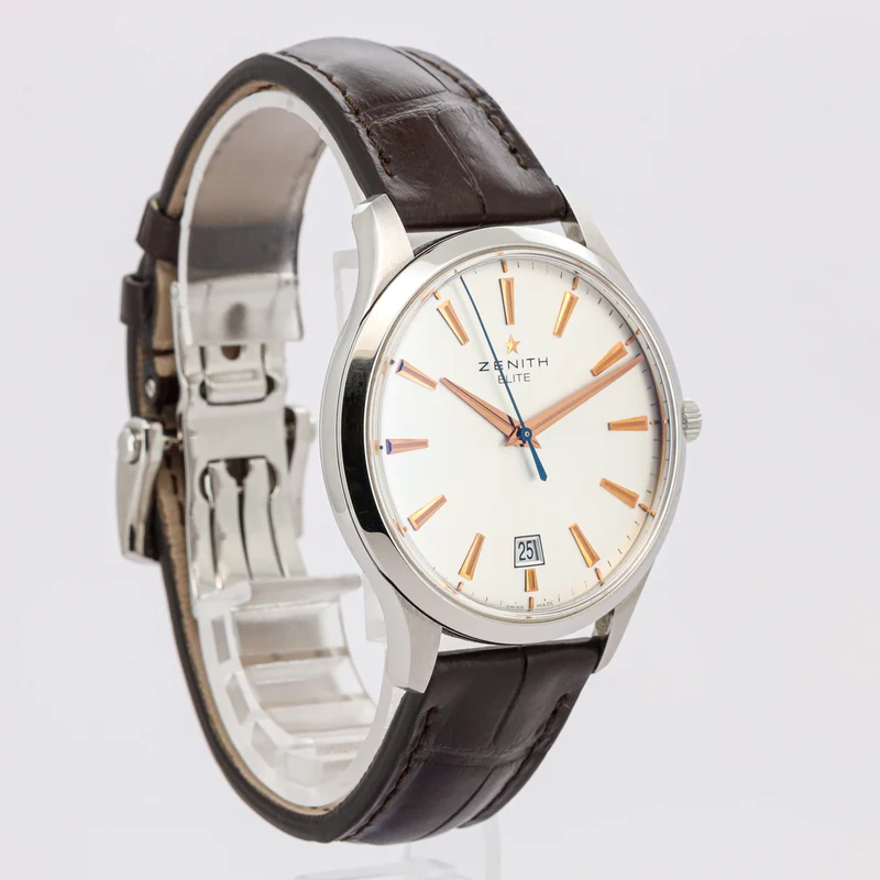 Zenith Captain Central Second Elite 40mm Edelstahl 03.2020.670