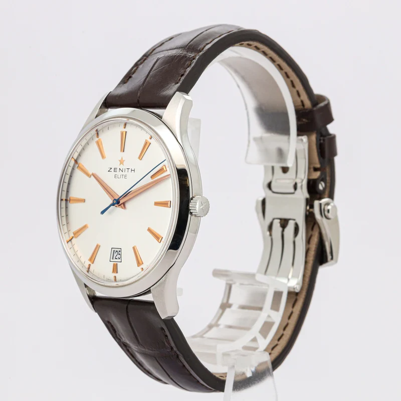 Zenith Captain Central Second Elite 40mm Edelstahl 03.2020.670