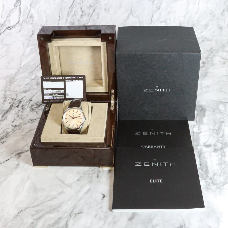 Zenith Captain Central Second Elite 40mm Edelstahl 03.2020.670