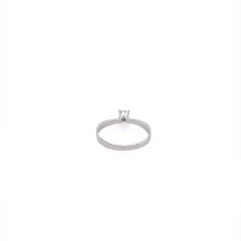 Solitär Ring Weißgold 585 - 14 ct. mit Brillant 0,28 ct.