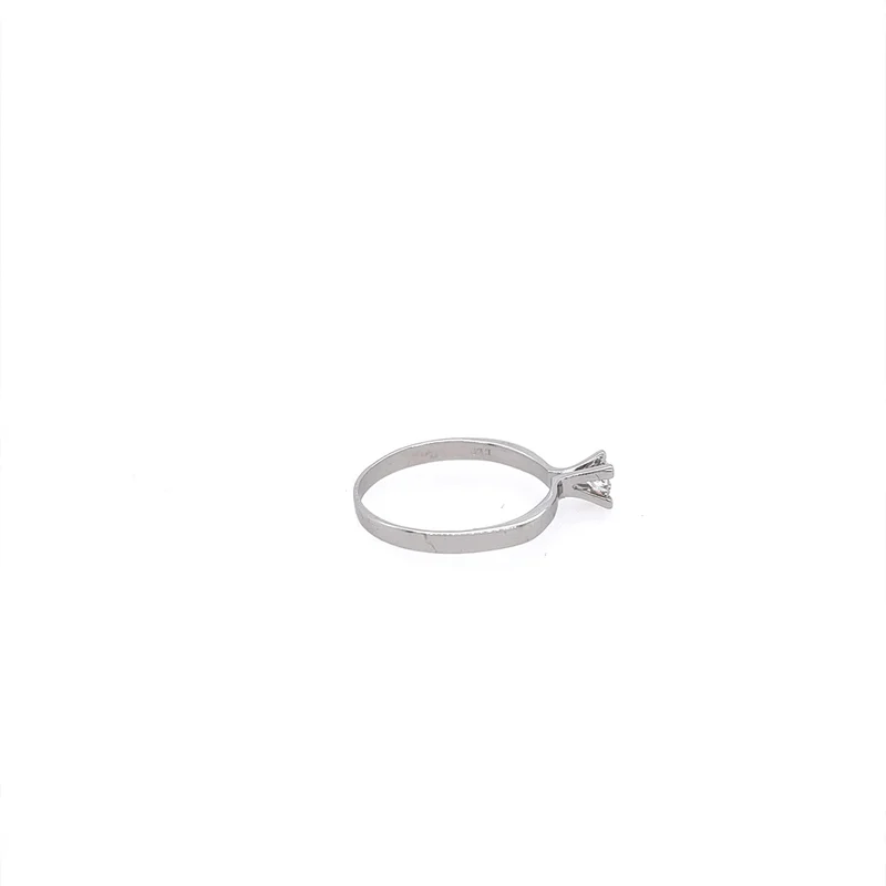 Solitär Ring Weißgold 585 - 14 ct. mit Brillant 0,28 ct.