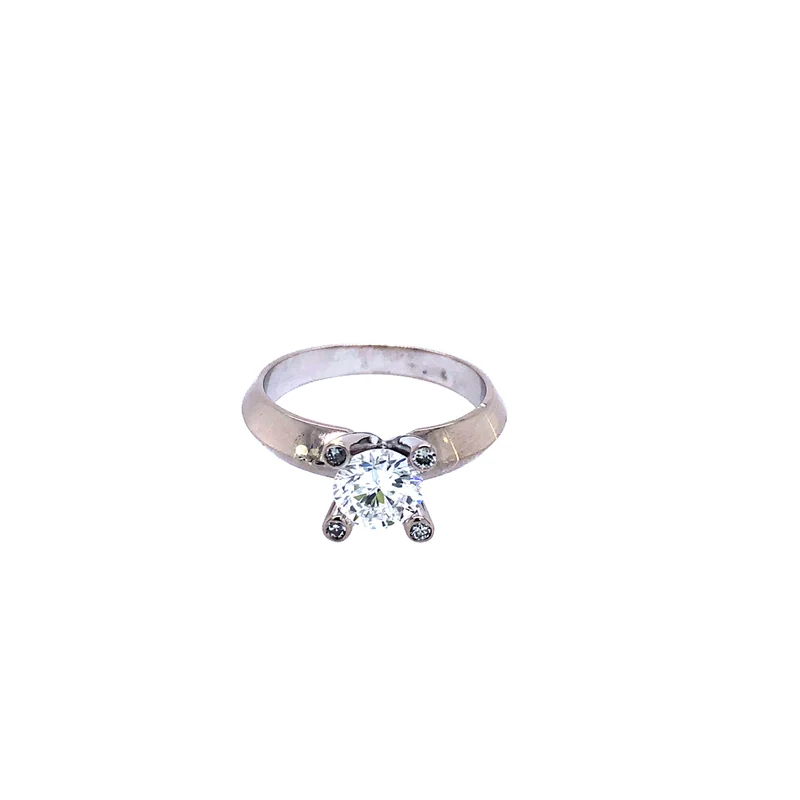 Solitär Ring Weißgold 750 - 18 ct. mit Brillant 1,22 ct.