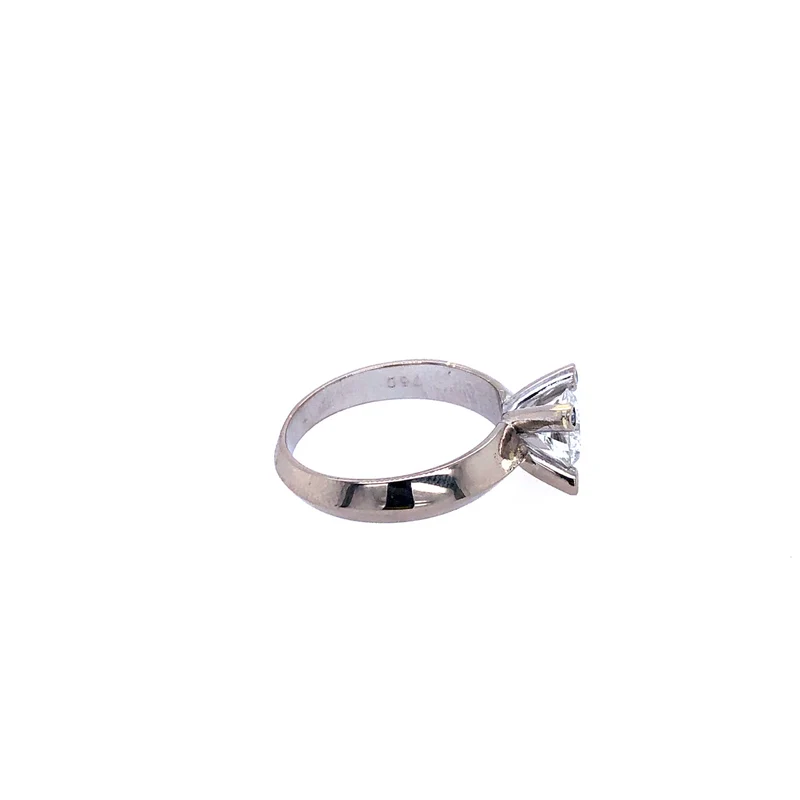 Solitär Ring Weißgold 750 - 18 ct. mit Brillant 1,22 ct.