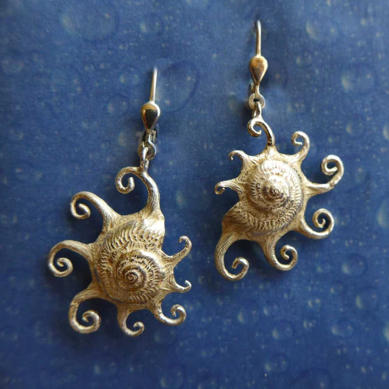 Schmuck Schnecke Ohrring Turban xm