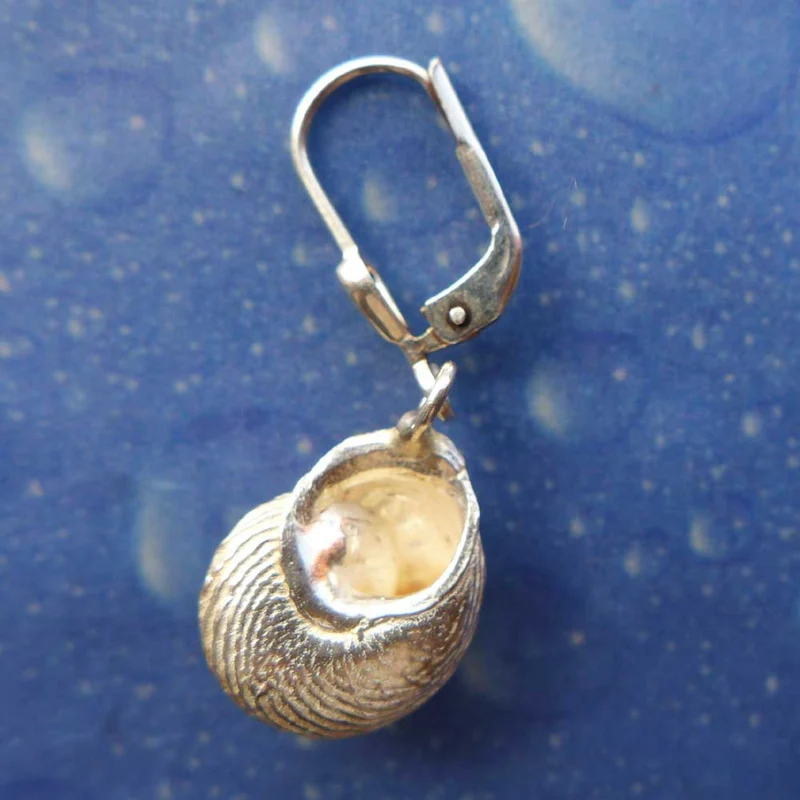 Schmuck Schnecke Ohrhänger Knotenknopf