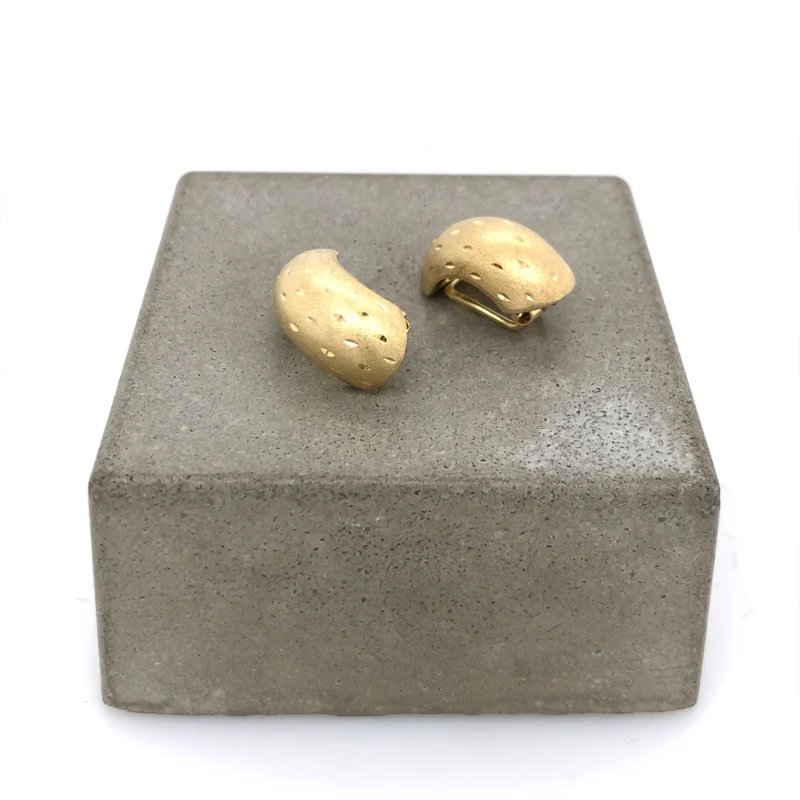 Ohrclip Gelbgold 333