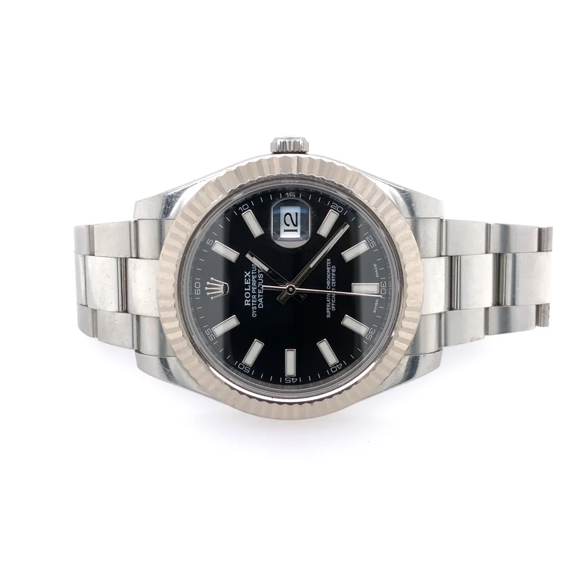 Rolex Datejust II 41 mm, Stahl Weissgold Lünette