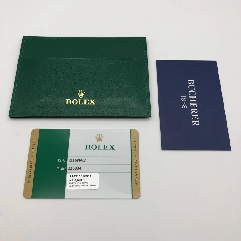 Rolex Datejust II 41 mm, Stahl Weissgold Lünette