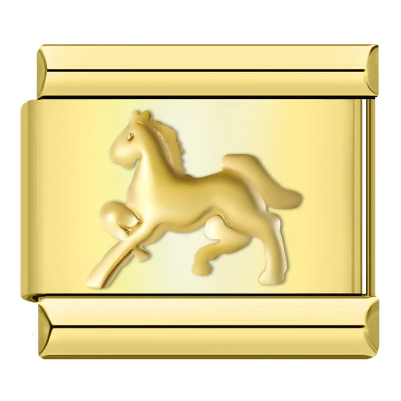 Pferd Silber & Gold