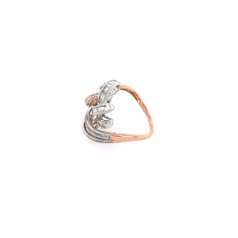 Ring Gold Bicolor 750 mit Brillanten & Diamanten