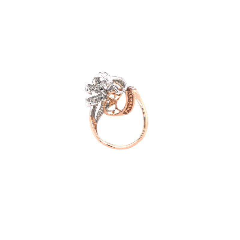 Ring Gold Bicolor 750 mit Brillanten & Diamanten
