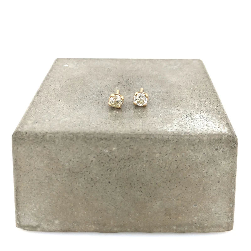 Diamant Ohrstecker 0,75 ct. Roségold 750