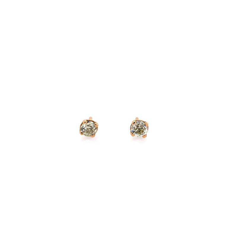 Diamant Ohrstecker 0,75 ct. Roségold 750