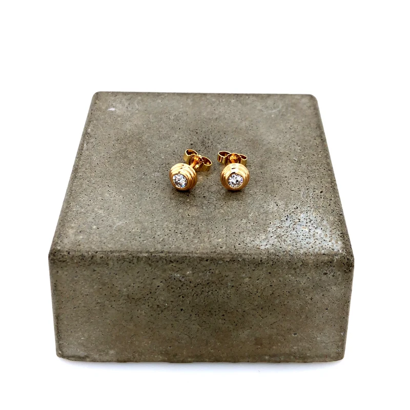 Brillant Ohrstecker 0,3 ct. Roségold 750
