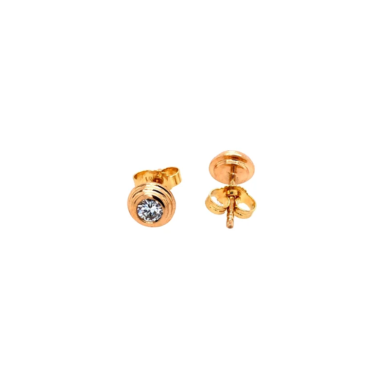 Brillant Ohrstecker 0,3 ct. Roségold 750