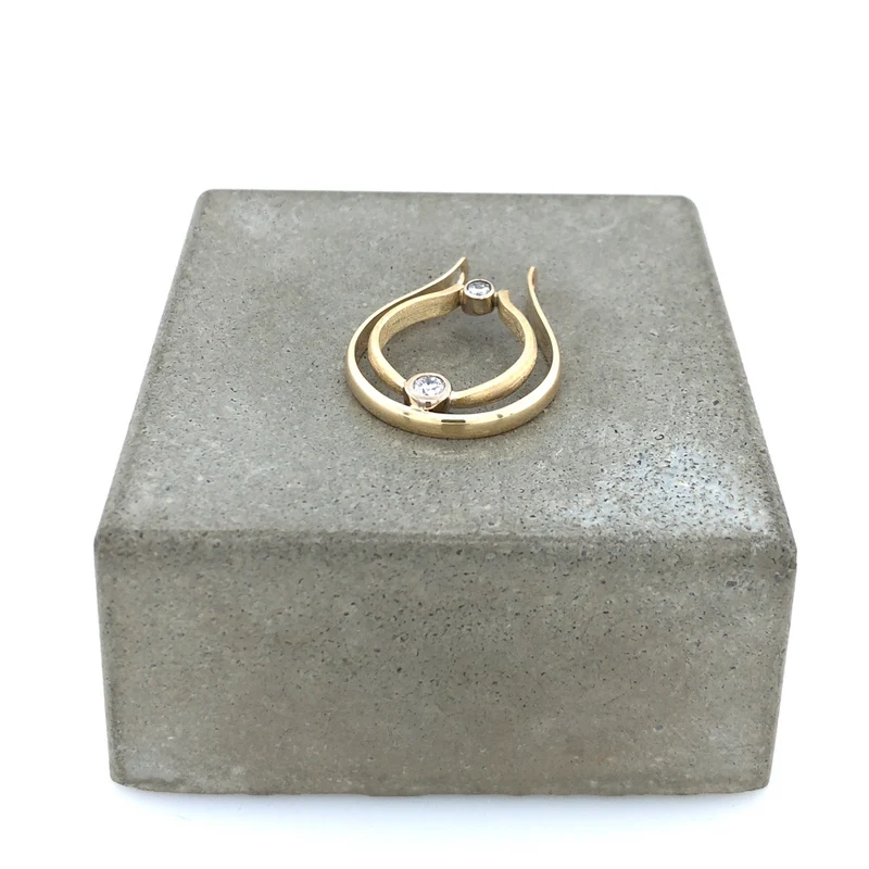 Anhänger Gelbgold 585 mit Brillanten