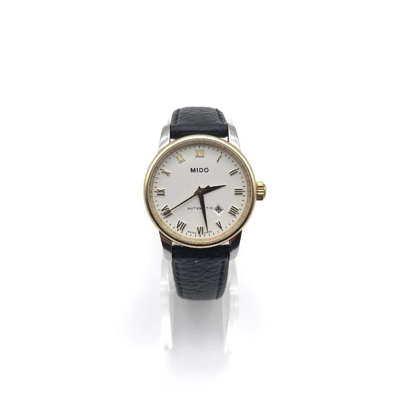 Second Hand Uhr Mido Baroncelli Damenarmbanduhr Stahl