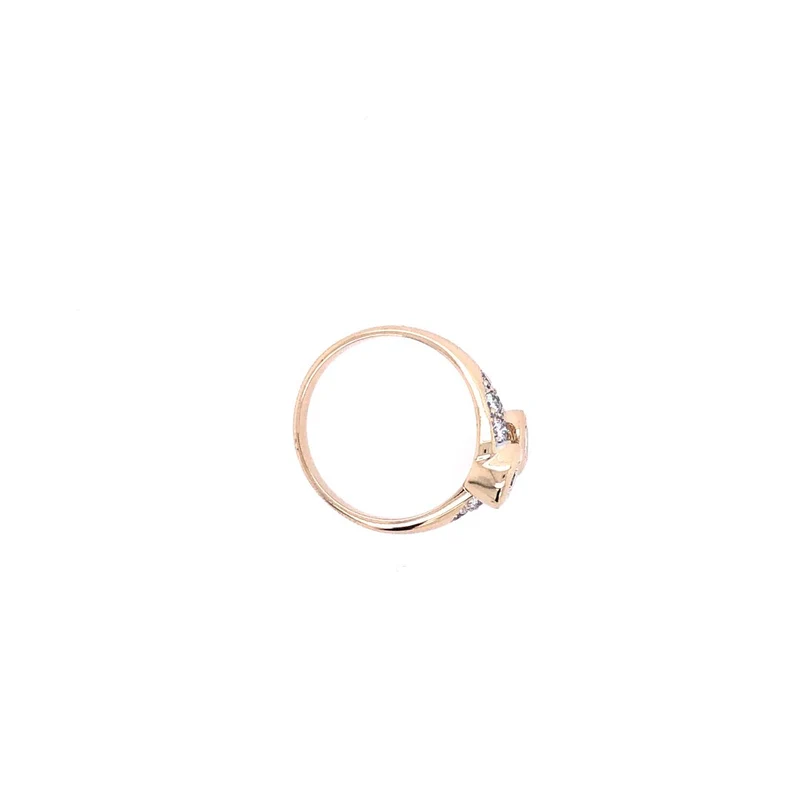 "Toi et Moi" Ring Gelbgold 585 mit Brillanten