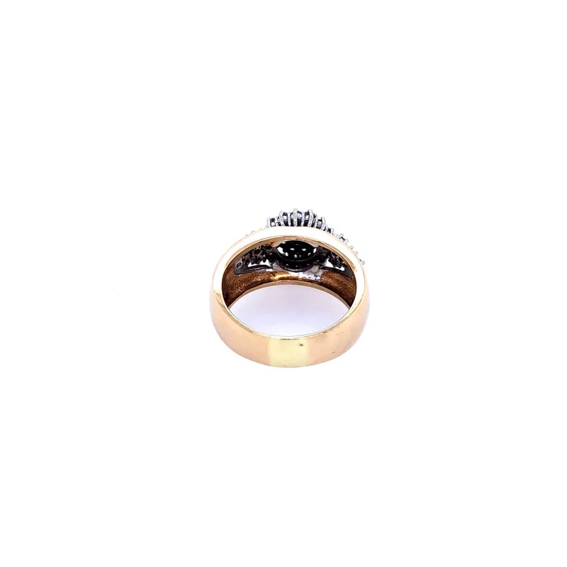 Ring Bicolor Gold 585 mit Brillanten
