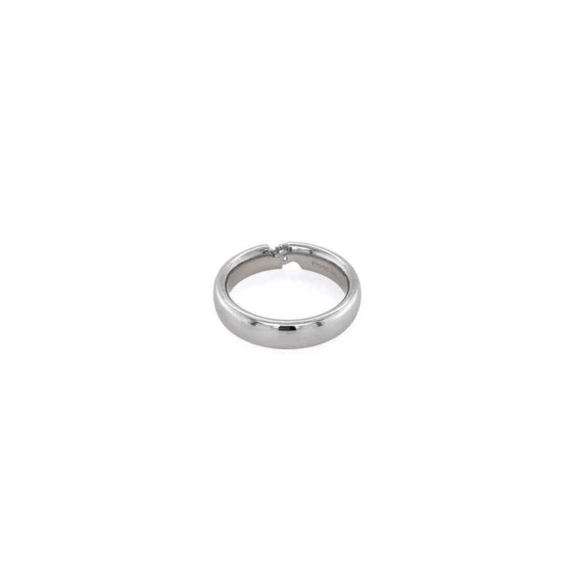 Platin Ring mit Brillant