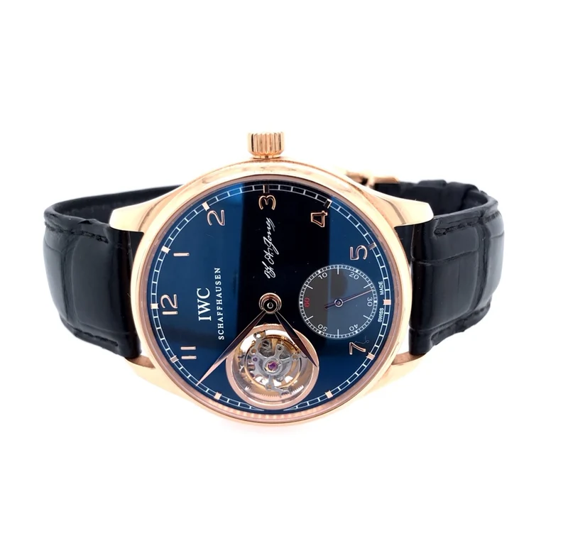 Gebrauchte Luxusuhr IWC Portugieser Tourbillon Roségold