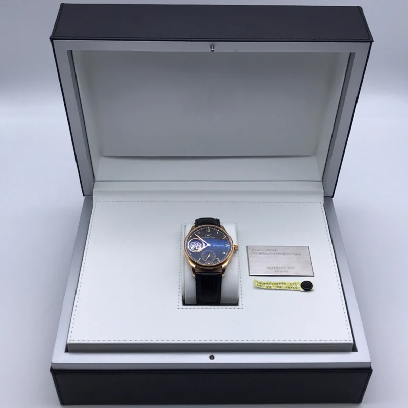 Gebrauchte Luxusuhr IWC Portugieser Tourbillon Roségold