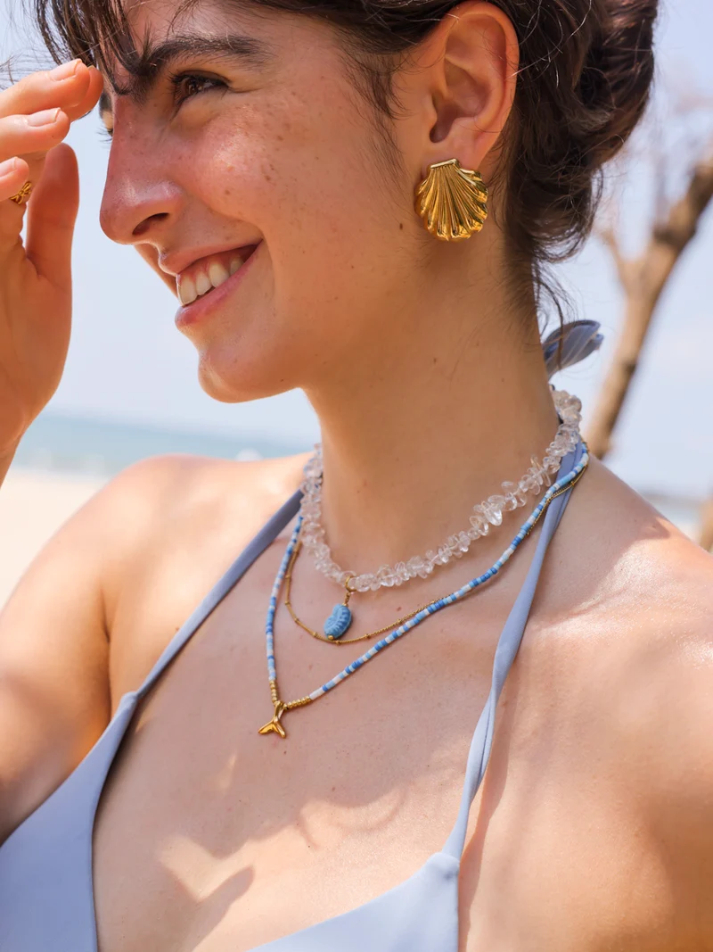 Seashell Melody Ketten-Charm