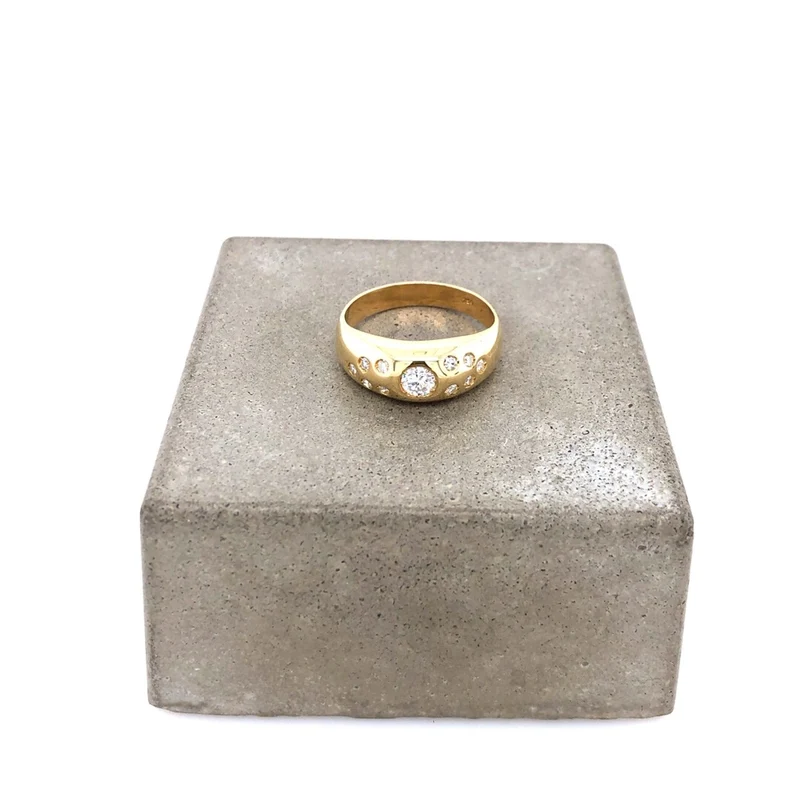 Ring Gelbgold 750 mit Brillanten