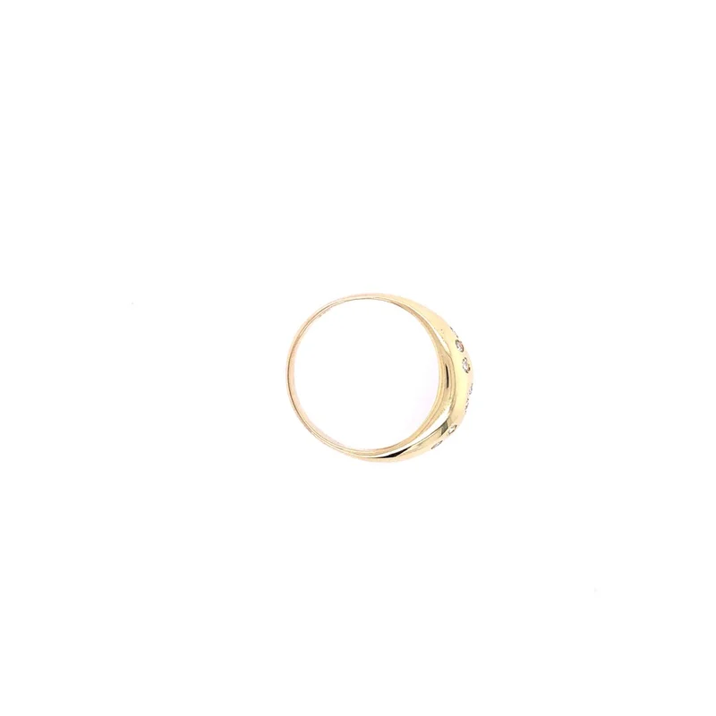 Ring Gelbgold 750 mit Brillanten