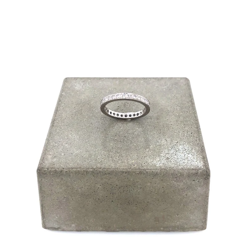Eternity-Ring Weissgold 585 mit Diamanten