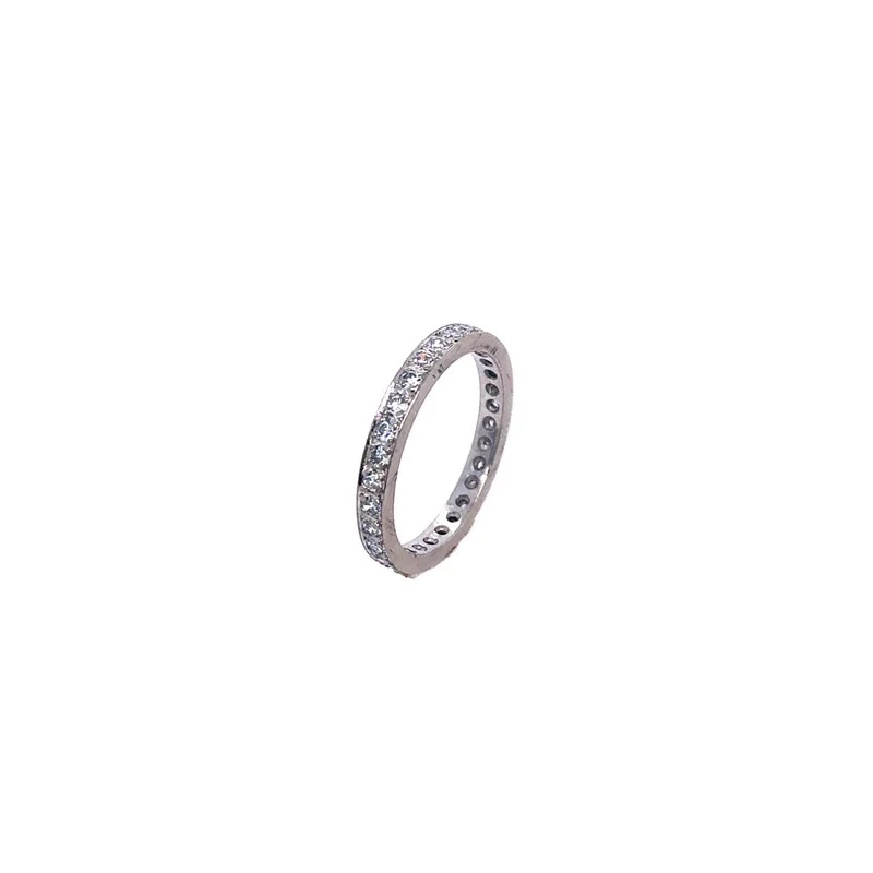 Eternity-Ring Weissgold 585 mit Diamanten
