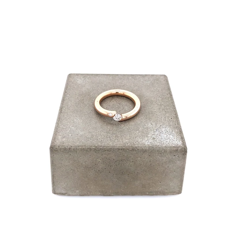 Ring Roségold 585 mit Brillant