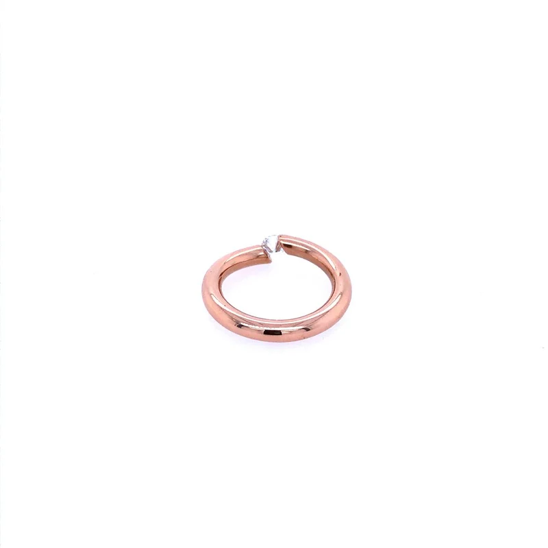 Ring Roségold 585 mit Brillant
