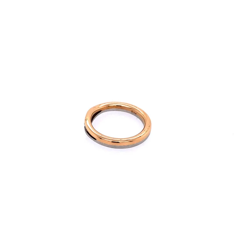 Ring Bicolor Gold 750 mit Diamant