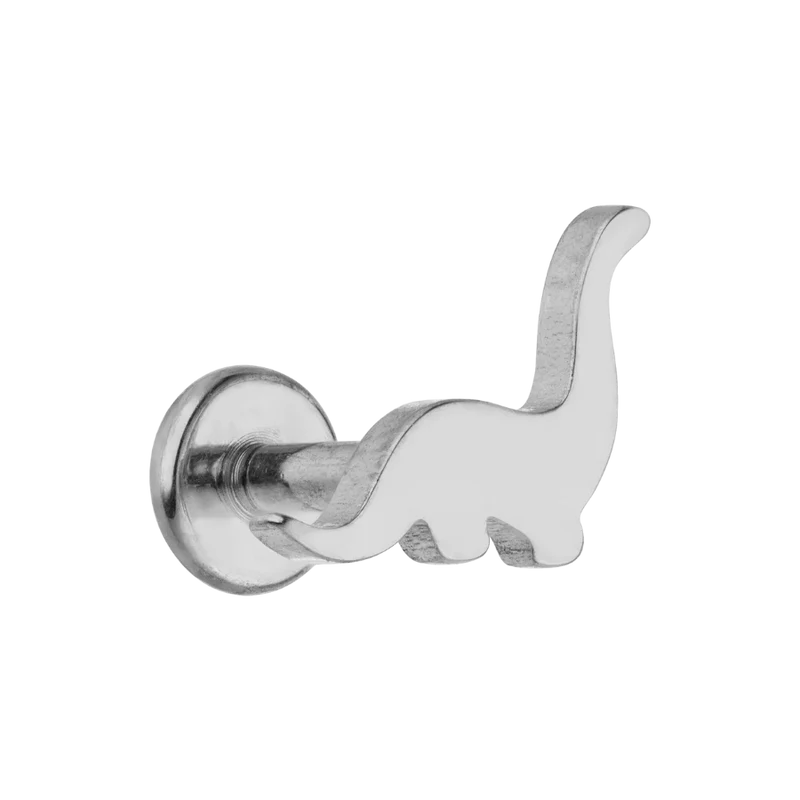 Dino Joy Labret Piercing 18K Vergoldet