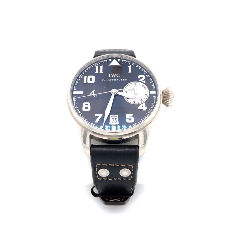 Vintage Uhr, IWC Big Pilot Weißgold; Ref. 5004.20