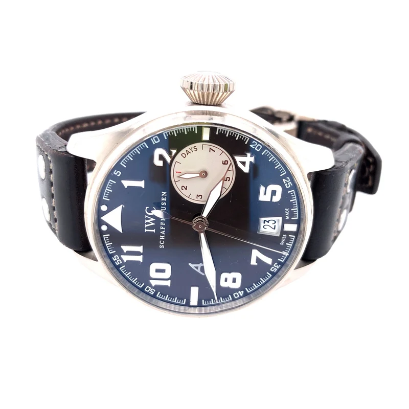 Vintage Uhr, IWC Big Pilot Weißgold; Ref. 5004.20
