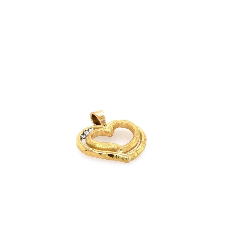 Herz-Anhänger Gelbgold 750