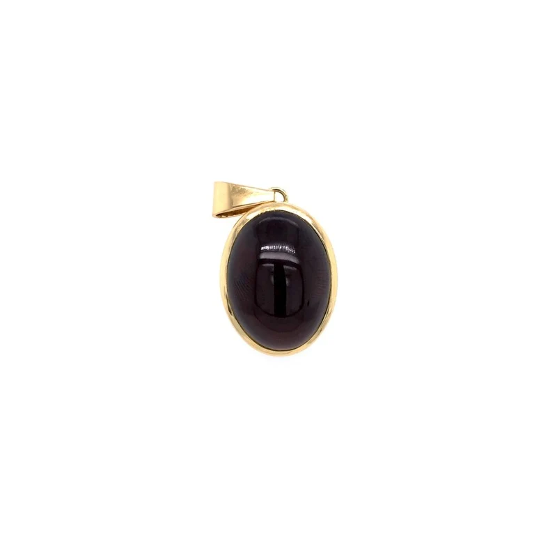 Granat-Anhänger Gelbgold 750