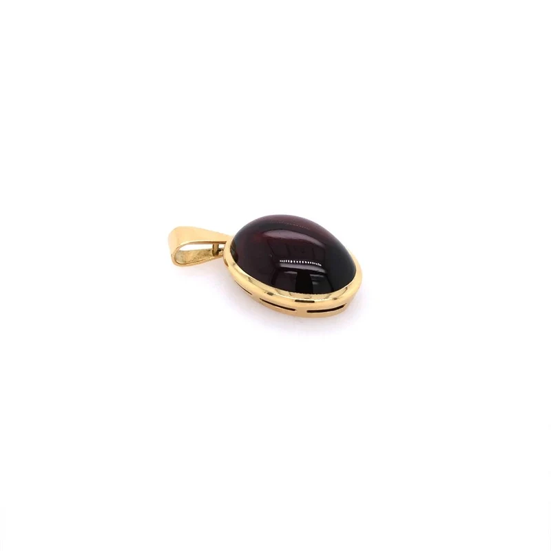 Granat-Anhänger Gelbgold 750